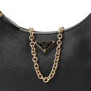 Saffiano Lux Re-Edition 2005 Shoulder Bag Black