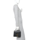 Grain de Poudre Mini Classic Monogram Cassandra Top Handle Black