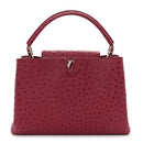 Ostrich Capucines MM Fuchsia