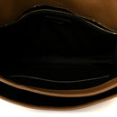Grained Lambskin Monogram Large Niki Chain Satchel Dark Cork