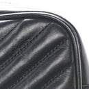 Calfskin Matelasse Monogram Monochrome Lou Camera Bag Black