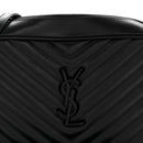 Calfskin Matelasse Monogram Monochrome Lou Camera Bag Black