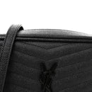 Grain De Poudre Matelasse Monochrome Monogram Mini Lou Camera Bag Black