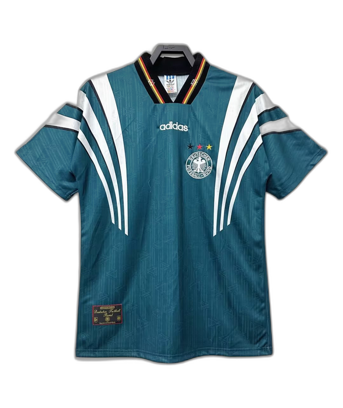 Germany 1996 II Away Jersey - Retro Version | Free Shipping + Keychain Gift