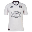 Santos Charlie Brown JR White Jersey - Fan Version | Free Shipping + Keychain Gift