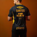Santos Training 2025 All Sponsors Black/Yellow - Jersey | Free Shipping + Keychain Gift