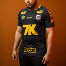 Santos Training 2025 All Sponsors Black/Yellow - Jersey | Free Shipping + Keychain Gift