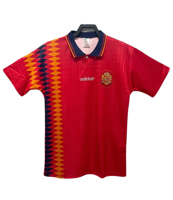 Spain 1994 I Home Jersey - Retro Version | Free Shipping + Keychain Gift